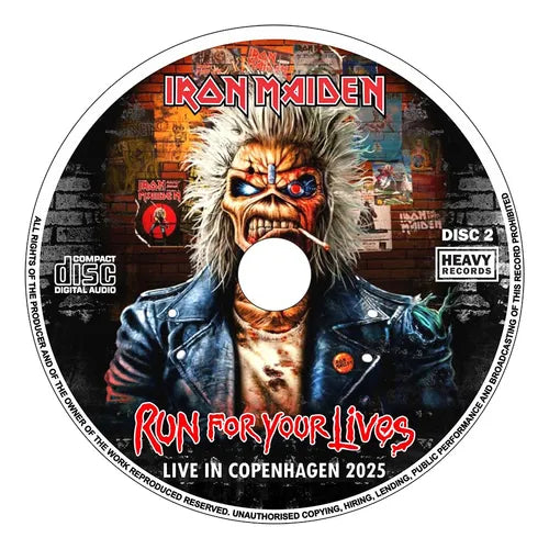 Iron Maiden - Live In Copenhagen 2025 2xCD