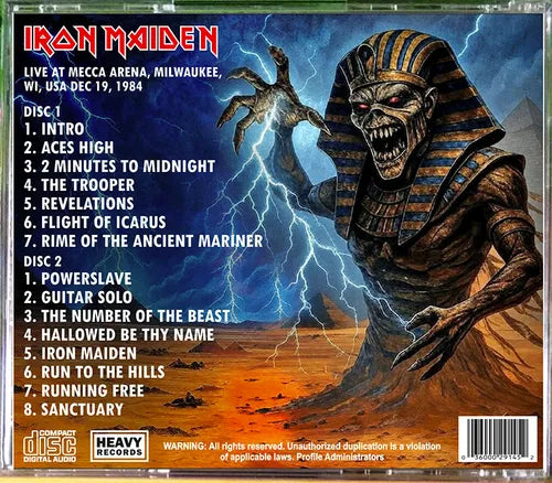 Iron Maiden - Live After Death In Milwaukee 2xCD