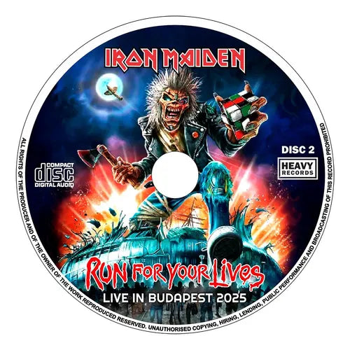Iron Maiden - Live In Budapest 2025 2xCD