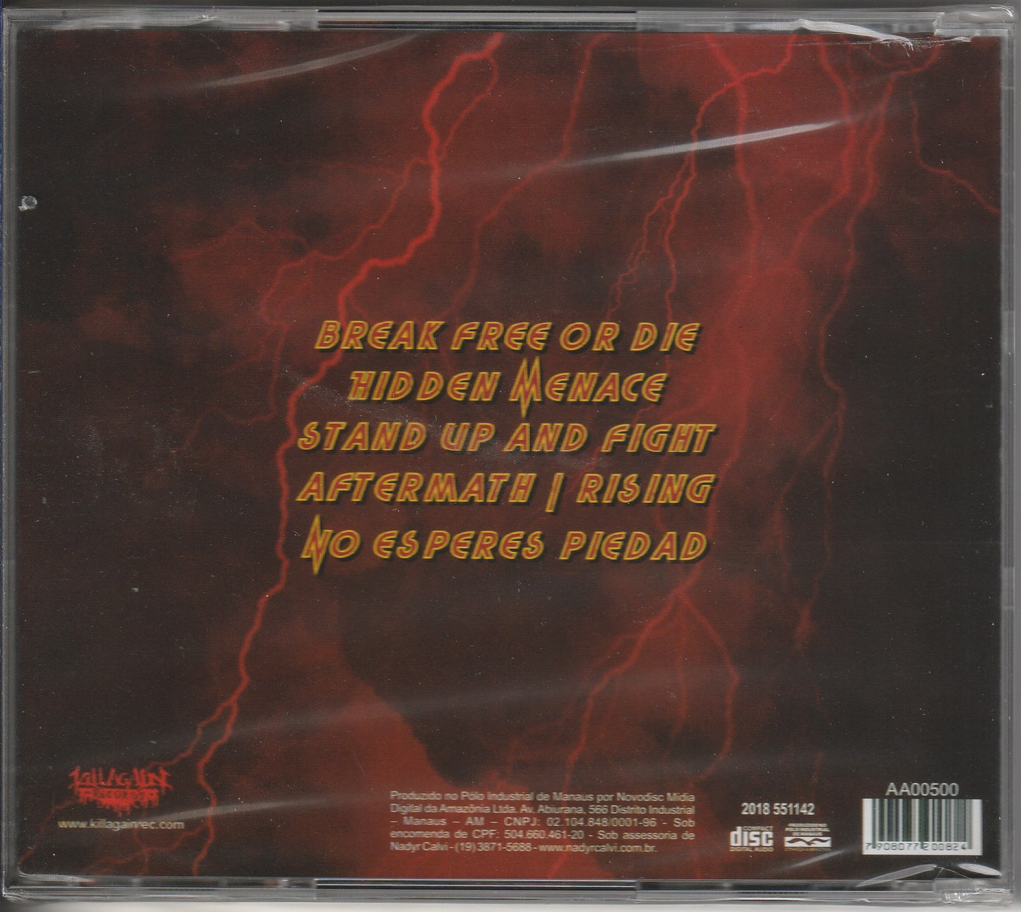 The Force  - Awakened By Lightning CD