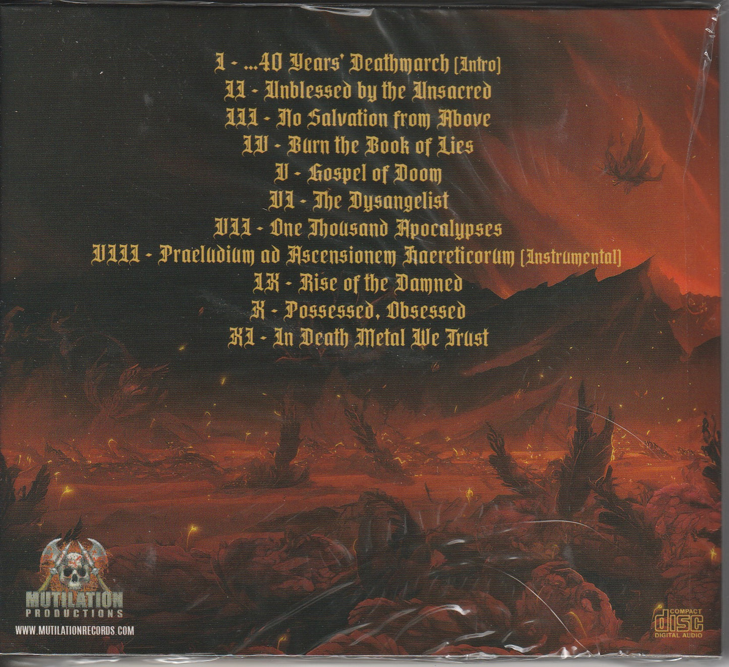 Headhunter D.C. - Rise Of The Damned... CD Digipak