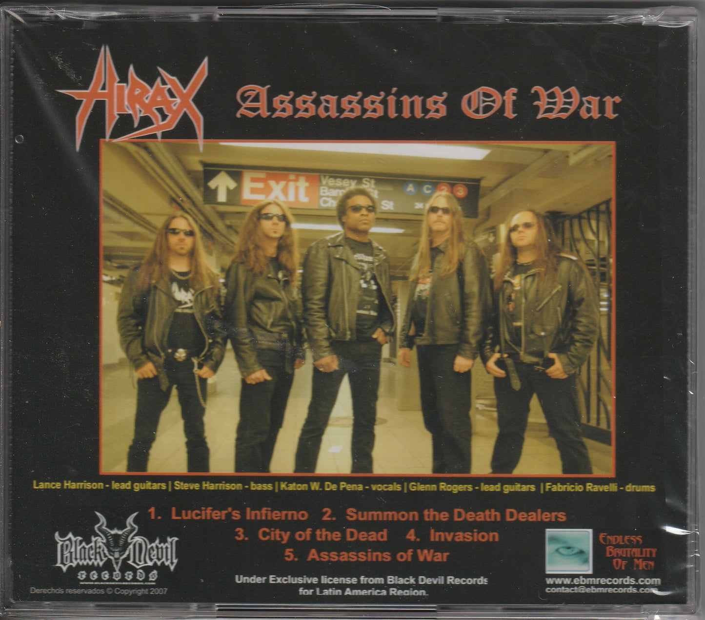 Hirax - Assassins Of War CD
