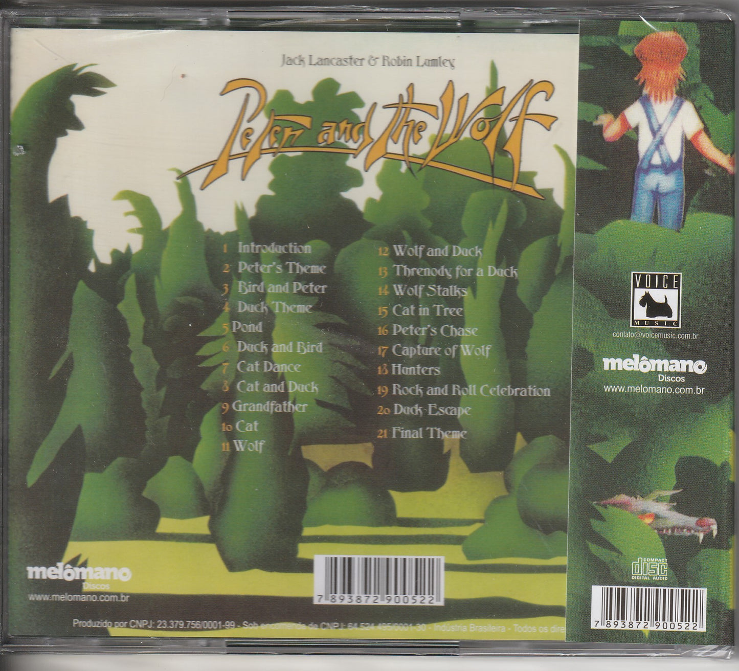 Jack Lancaster & Robin Lumley - Peter And The Wolf CD