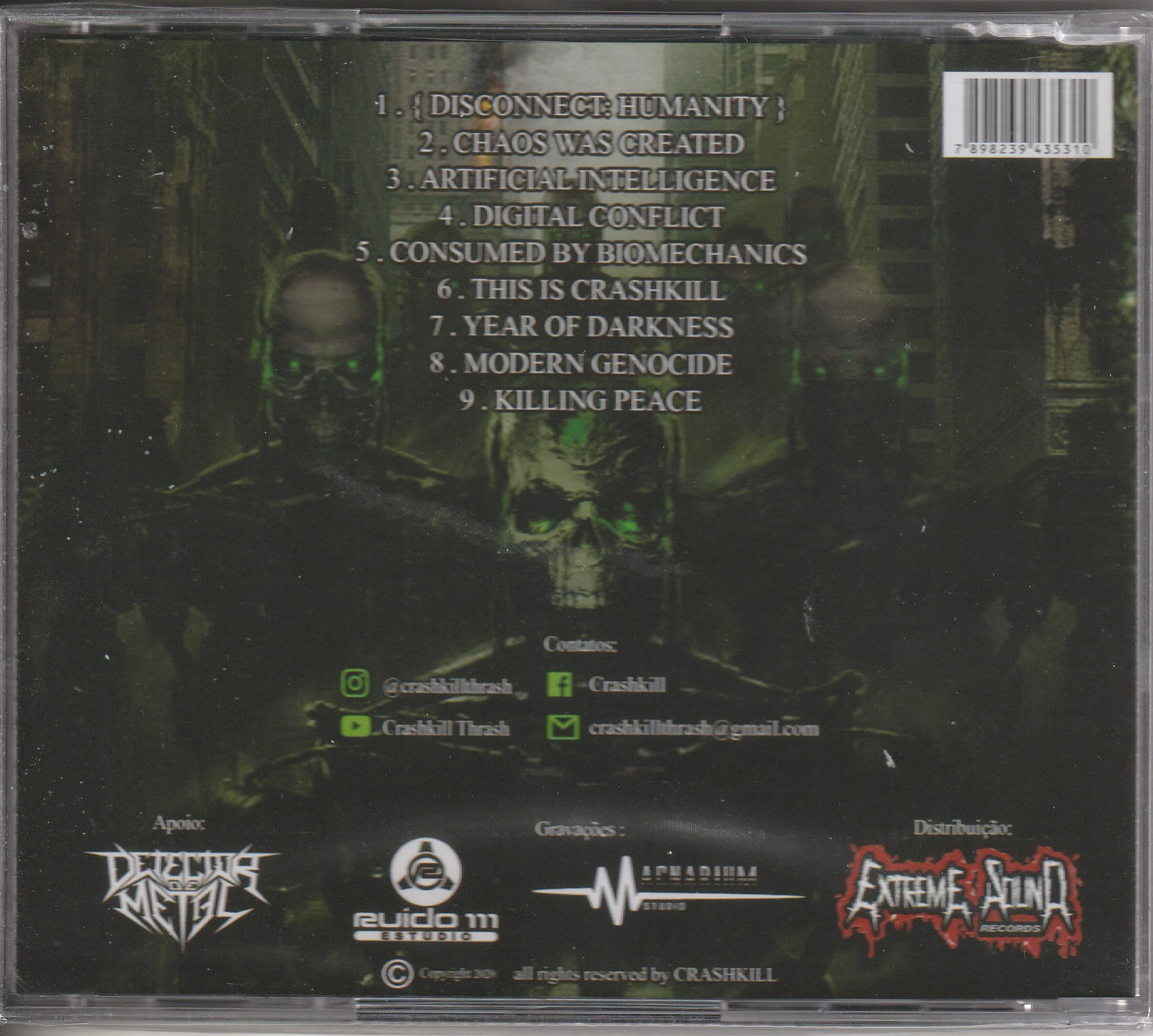 Crashkill - Consumed By Biomechanics CD