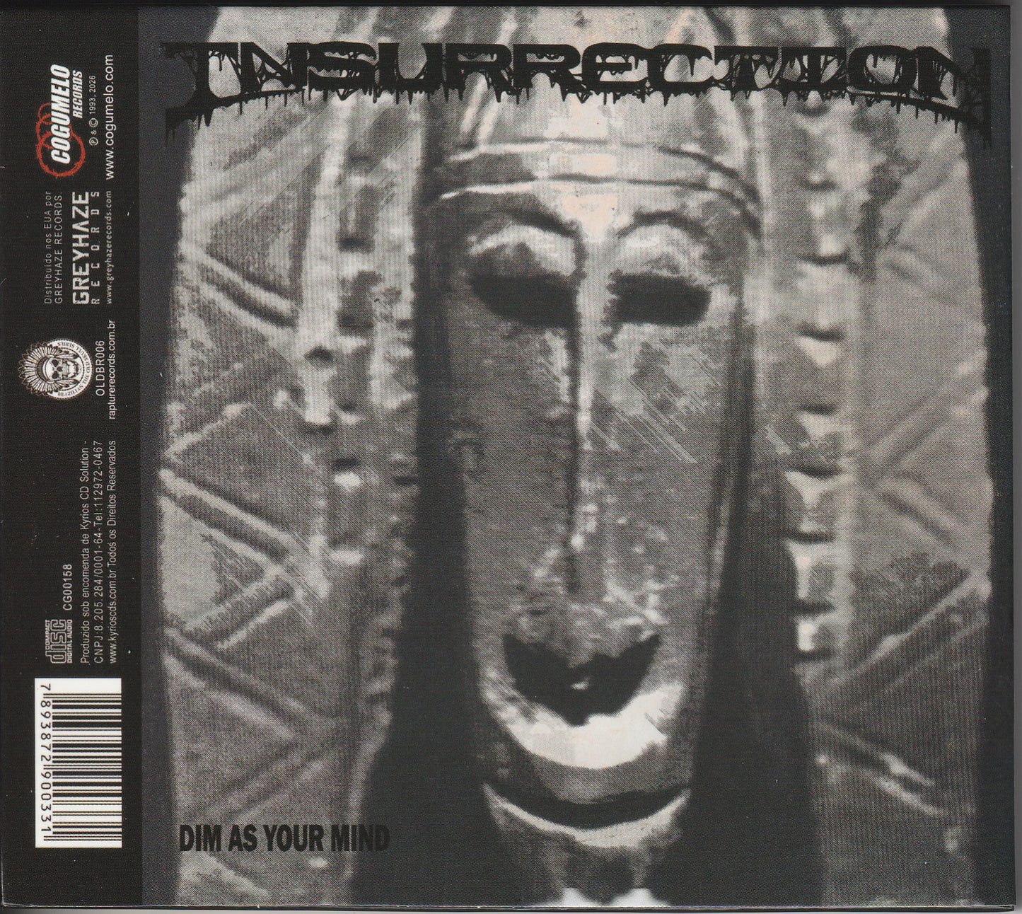Divine Death / Insurrection - Dim As Your Mind / Human Incarnation Sclerosis CD