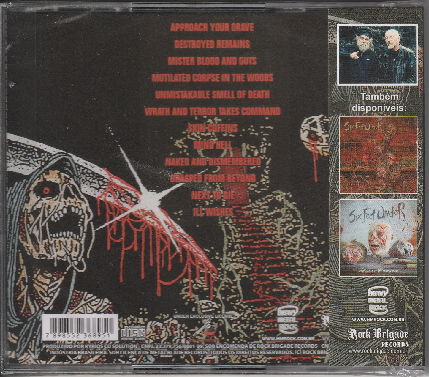 Six Feet Under - Next to Die CD