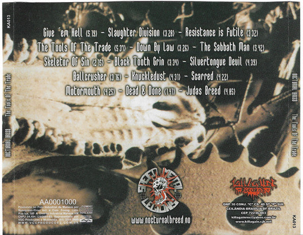 Nocturnal Breed - The Tools Of The Trade - CD