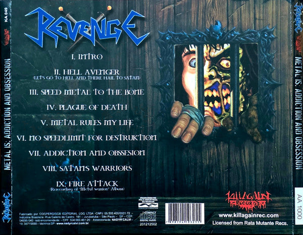 Revenge  - Metal Is: Addiction And Obsession - CD
