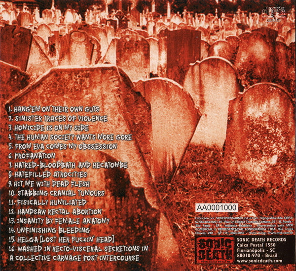 Neuro-Visceral Exhumation - The Human Society Wants More Gore - CD