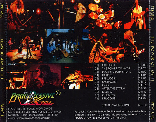 Tisaris - The Power Of Myth - CD