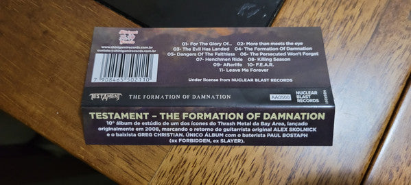 Testament  - The Formation Of Damnation - CD