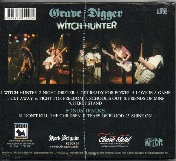 Grave Digger  - Witch Hunter - CD