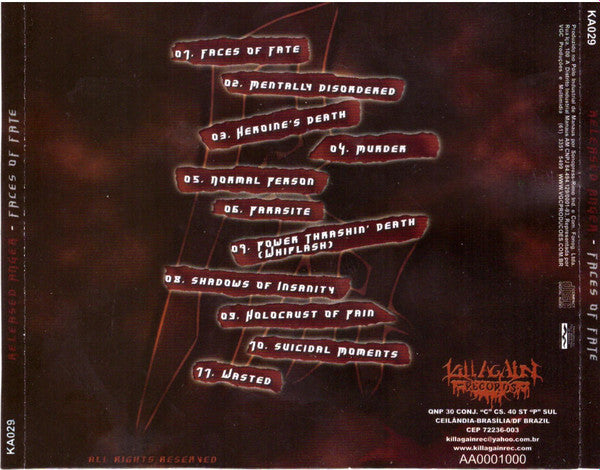 Released Anger - Faces Of Fate - CD