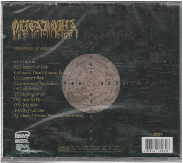 Oligarquia - Monopoly Of Violence - CD
