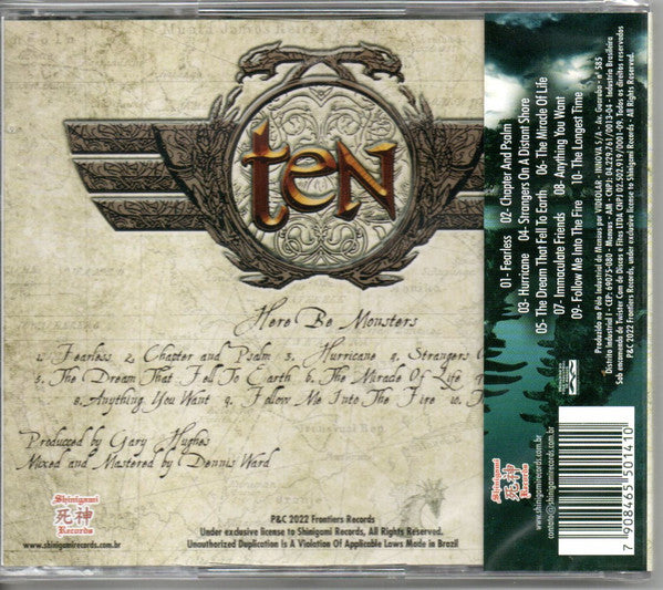 Ten  - Here Be Monsters - CD