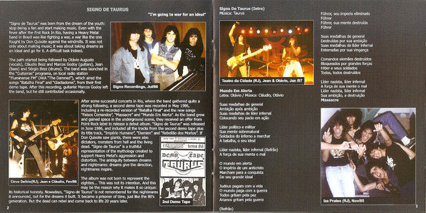 Taurus  - Signo De Taurus - CD