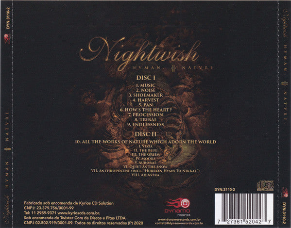 Nightwish - Human. :||: Nature. - 2xCD