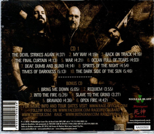 Rage  - The Devil Strikes Again - CD