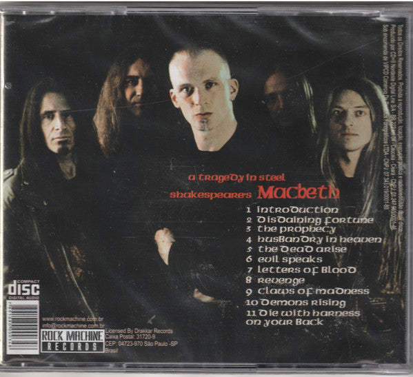 Rebellion  - Shakespeare's Macbeth - A Tragedy In Steel - CD