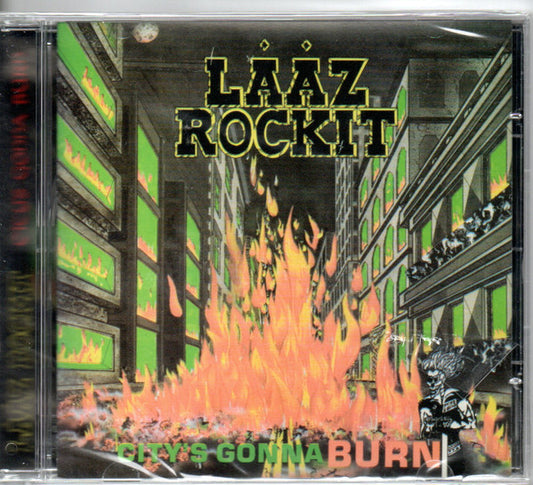 Laaz Rockit - City's Gonna Burn - CD