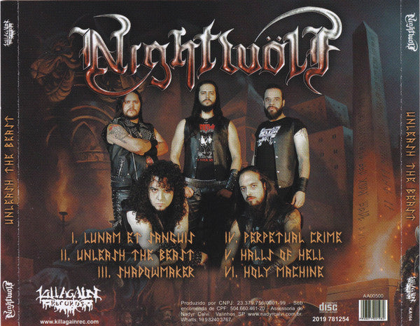 Nightwölf - Unleash The Beast - CD