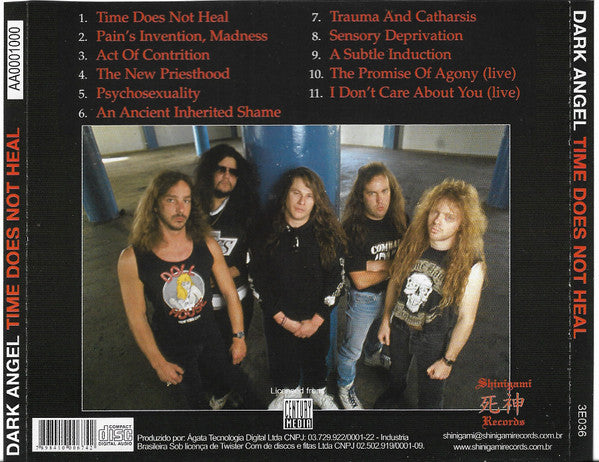 Dark Angel  - Time Does Not Heal - CD