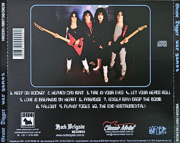 Grave Digger  - War Games - CD