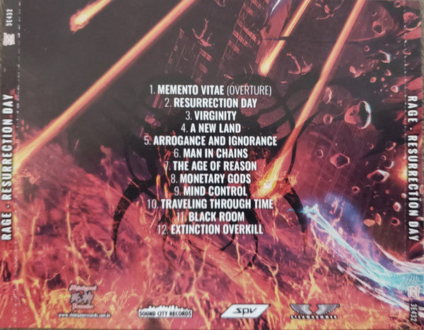 Rage  - Resurrection Day - CD