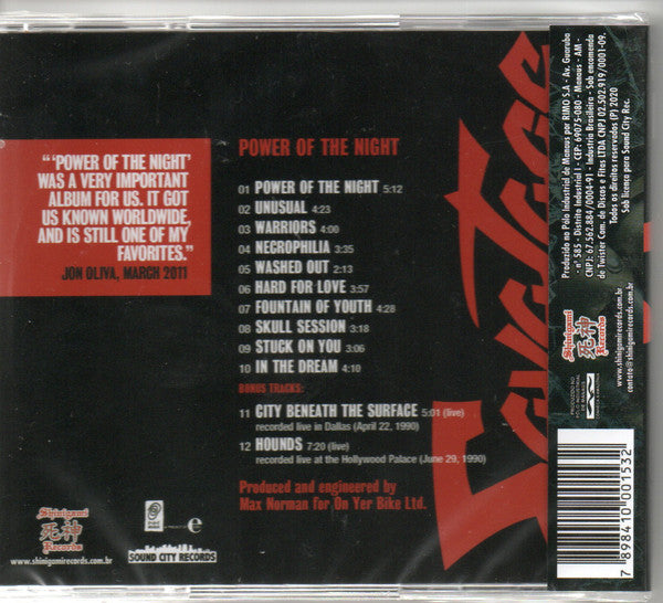 Savatage - Power Of The Night - CD
