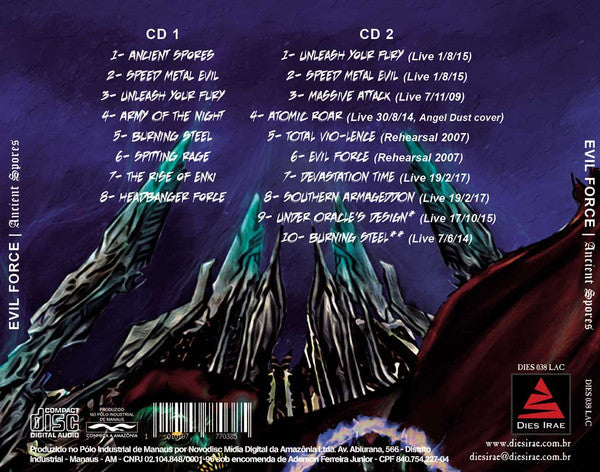 Evil Force  - Ancient Spores - CD