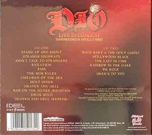 Dio  - Live In London Hammersmith Apollo 1993 - 2xCD