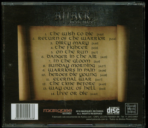 Attack ‎– Revitalize CD
