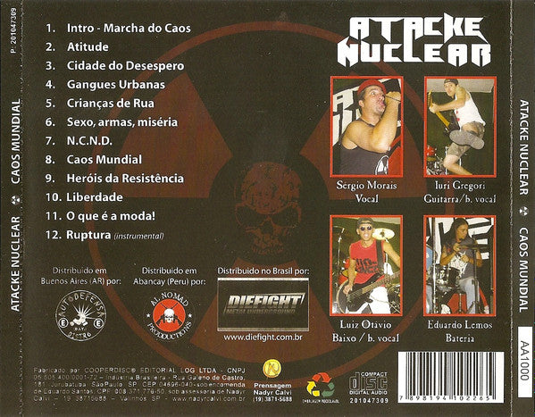 Atacke Nuclear ‎– Caos Mundial CD