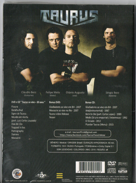 Taurus - 30 Anos DVD/CD