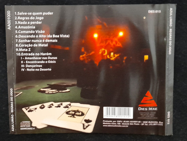 Azul Limão ‎– Regras Do Jogo CD