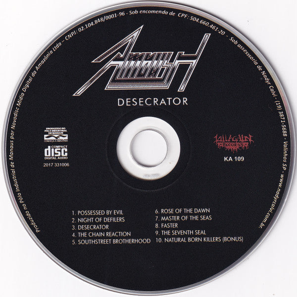 Ambush ‎– Desecrator CD