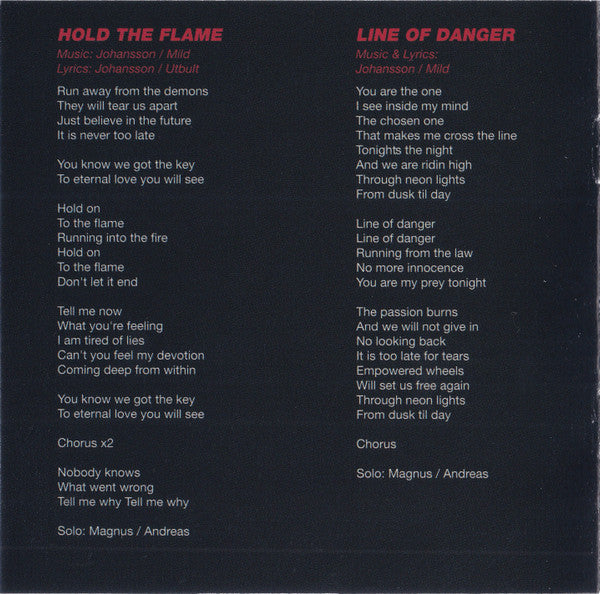 Air Raid ‎– Across The Line CD