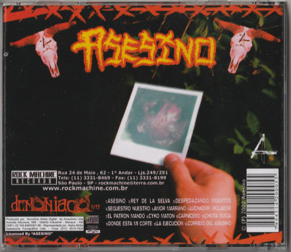 Asesino ‎– Corridos De Muerte CD