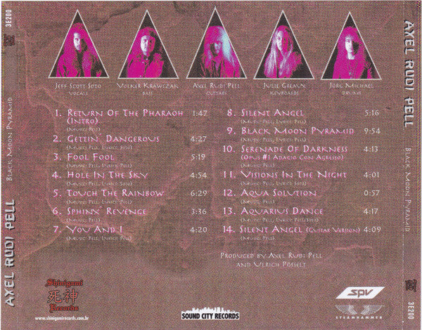 Axel Rudi Pell ‎– Black Moon Pyramid CD