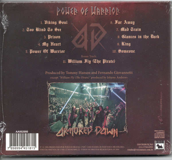 Armored Dawn ‎– Power Of Warrior CD