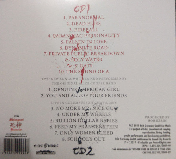 Alice Cooper ‎– Paranormal  2XCD
