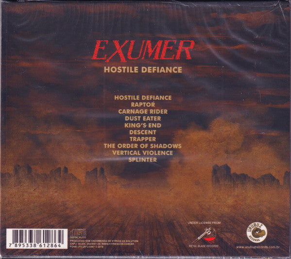 Exumer - Hostile Defiance CD