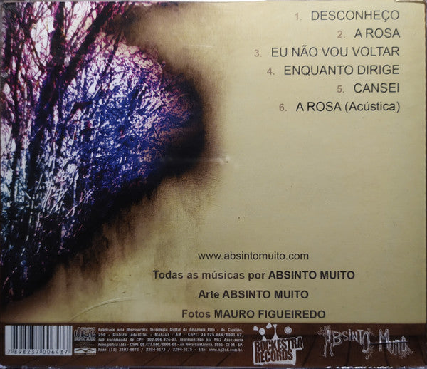 Absinto Muito ‎– Absinto Muito CD