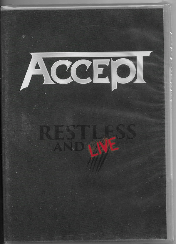 Accept ‎– Restless And Live DVD / 2 X CD