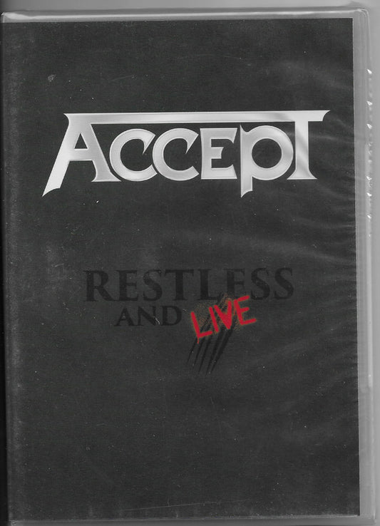 Accept ‎– Restless And Live DVD / 2 X CD