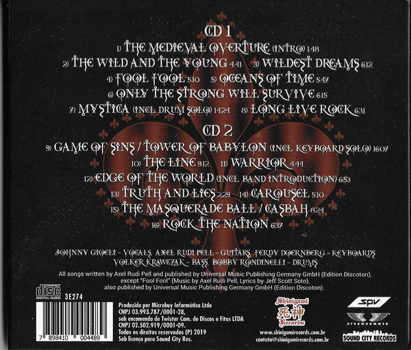 Axel Rudi Pell ‎– XXX Anniversary Live 2XCD