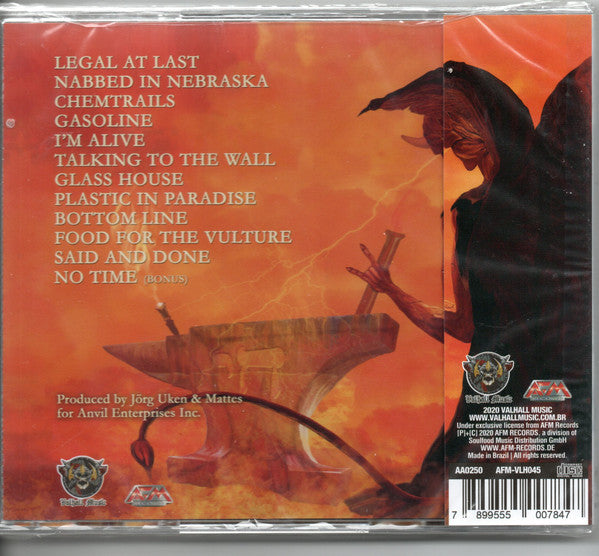 Anvil ‎– Legal At Last CD