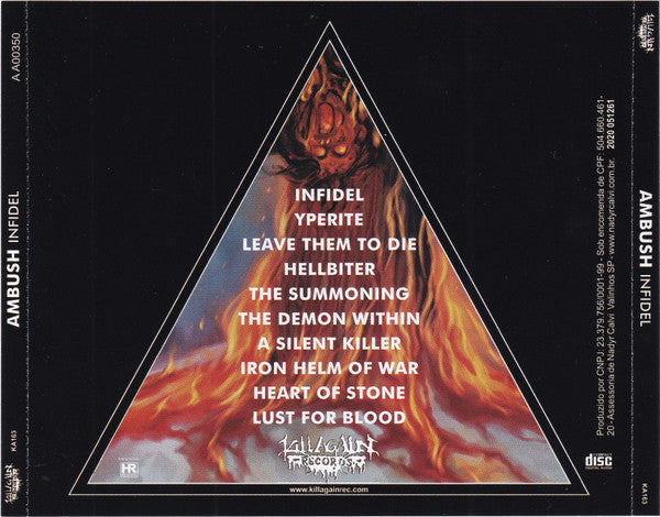Ambush ‎– Infidel CD