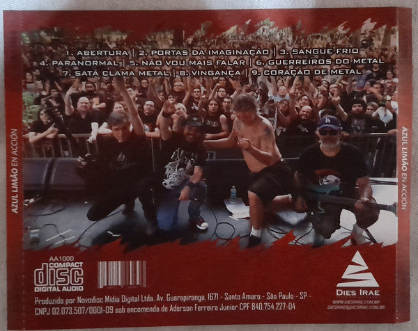 Azul Limão ‎– En Accion CD