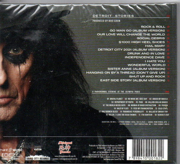 Alice Cooper ‎– Detroit Stories  CD/DVD